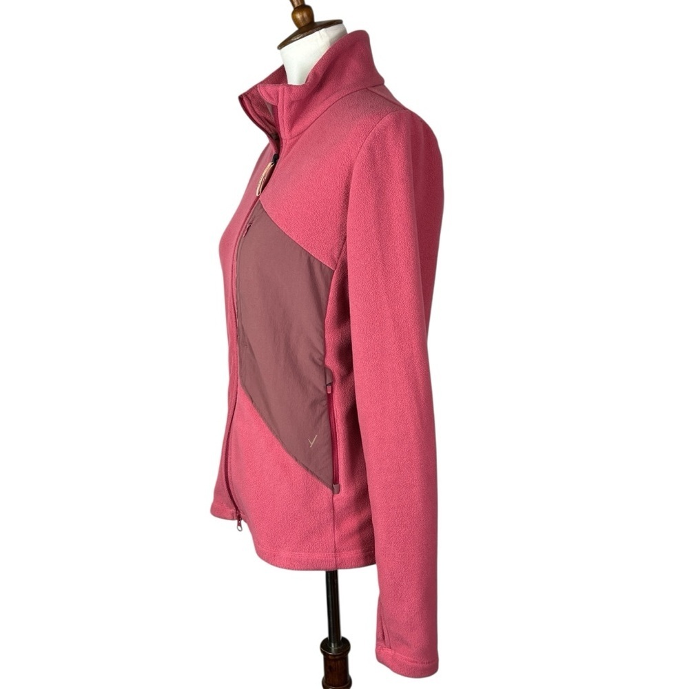 Indyeva Polartec Full Zip Fleece Jacket Pink Outdoor Hiking Womens Size Medium - Picture 3 of 10